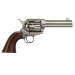 Cimarron Firearms Pistolero Nickel Handgun .22 LR 10rd Capacity 4.75" Barrel Wood Grips