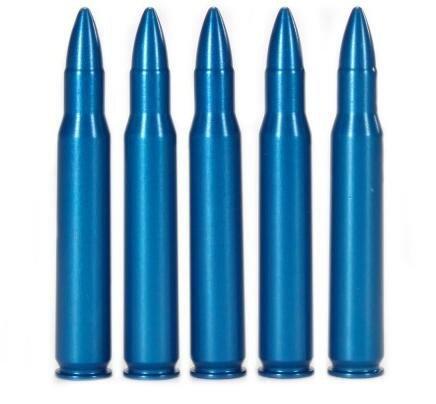 A-Zoom Aluminum Snap Caps .30-06 Blue 5/pk