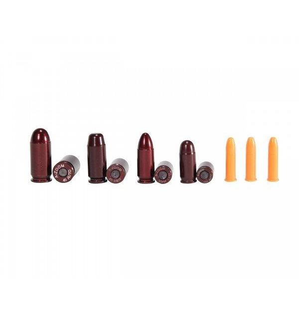 A-Zoom Metal Snap Caps Variety Pack NRA Instructor 3-.22LR 2 each .380 9mm .40 .45