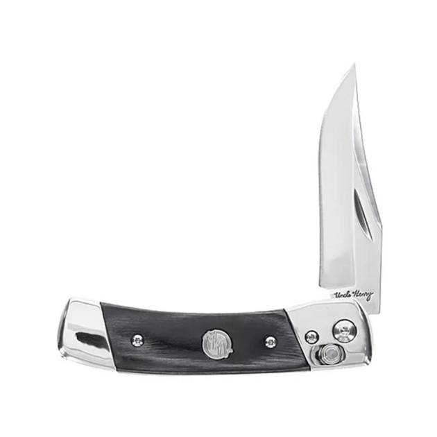 Uncle Henry PLB5 Folding Knife 2-9/10" Clip Point Blade Black