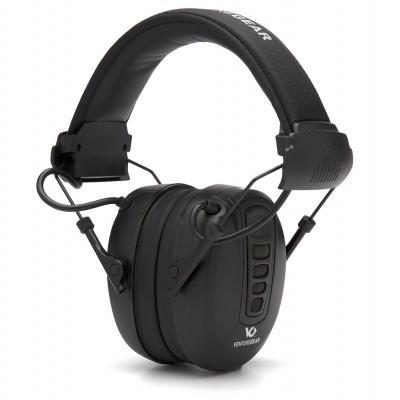 Pyramex Clandestine Ear Electronic Ear Muffs 24dB Black