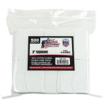 Pro-Shot 3" Square 100% Cotton Patches 500/ct