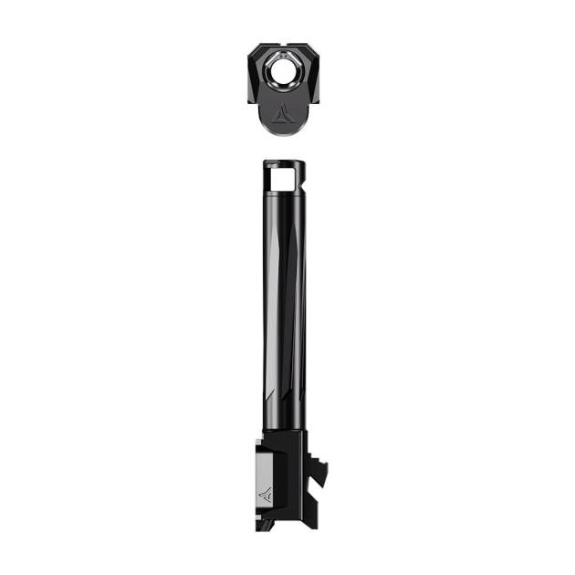 Radian Afterburner and Ramjet Micro Compensator and Ported Handgun Barrel for Glock G43 Black