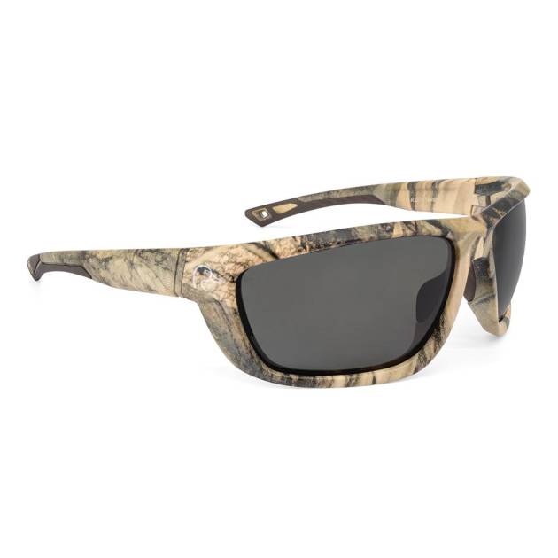 Ducks Unlimited Full-Frame Shooting Glasses Mossy Oak Frame Polarized Smoke Lens
