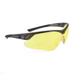 Ducks Unlimited Half Frame Shooting Glasses Black with Amber Lens