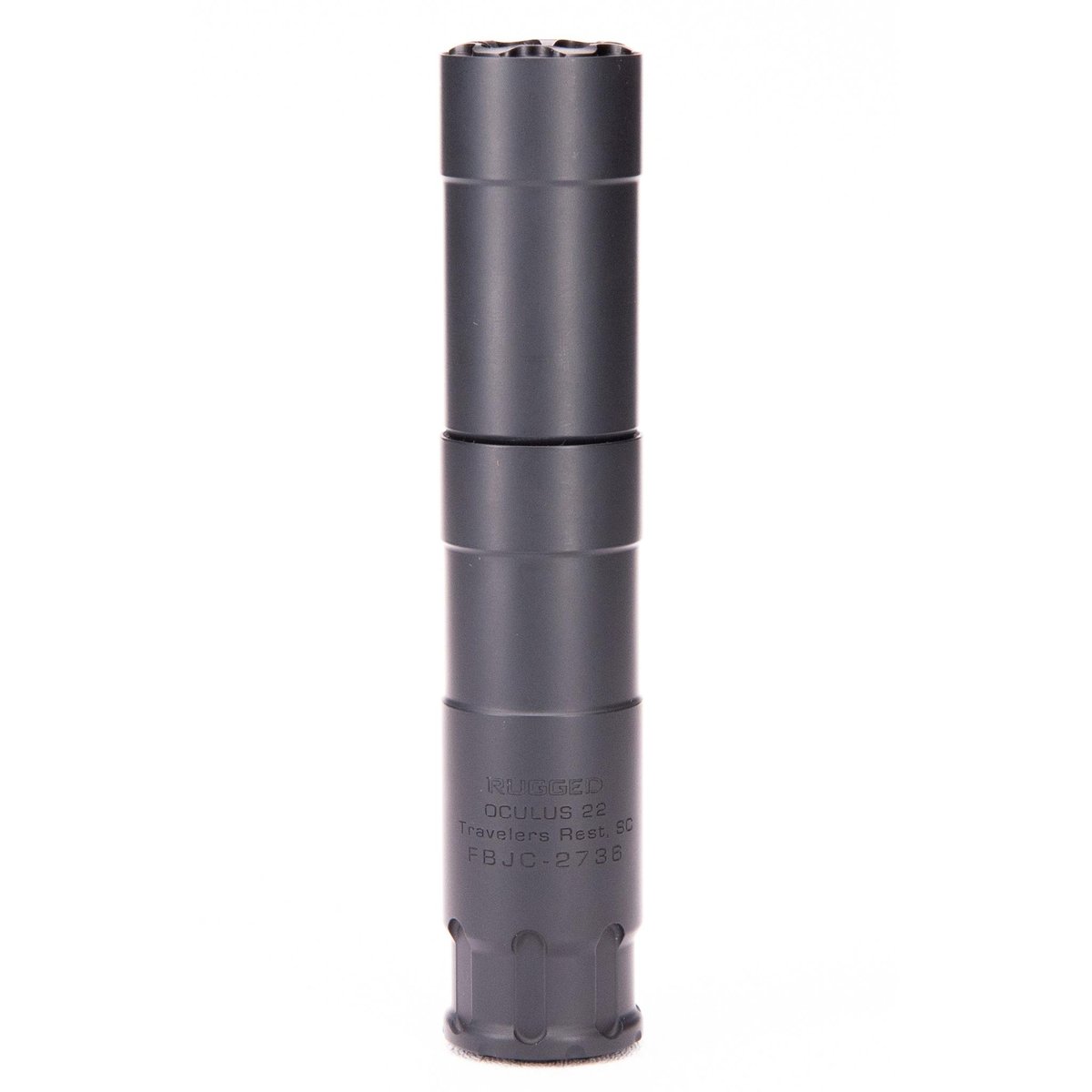 Rugged Oculus22 ADAPT Modular Direct Thread Suppressor .22LR Black
