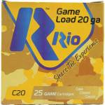 Rio Royal Buck 20ga 2-3/4"  9 plts #1 1345 fps 25/ct