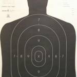 Speedwell Official NRA Police Qualification Silhouette Police Silhouette - Black - 200/Pack
