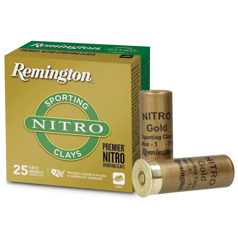 Remington Premier Nitro Sporting Clays Shotshells 12ga 2-3/4" 7/8oz 1325 fps #7.5 25/ct