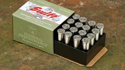 Swift A-Frame Heavy Revolver Rifle Ammunition .357 Mag 180 gr A-Frame 1363 fps 20/ct