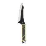 SOG Knives Terragrip Camp Knife 6-7/10" Drop Point Blade Black Green