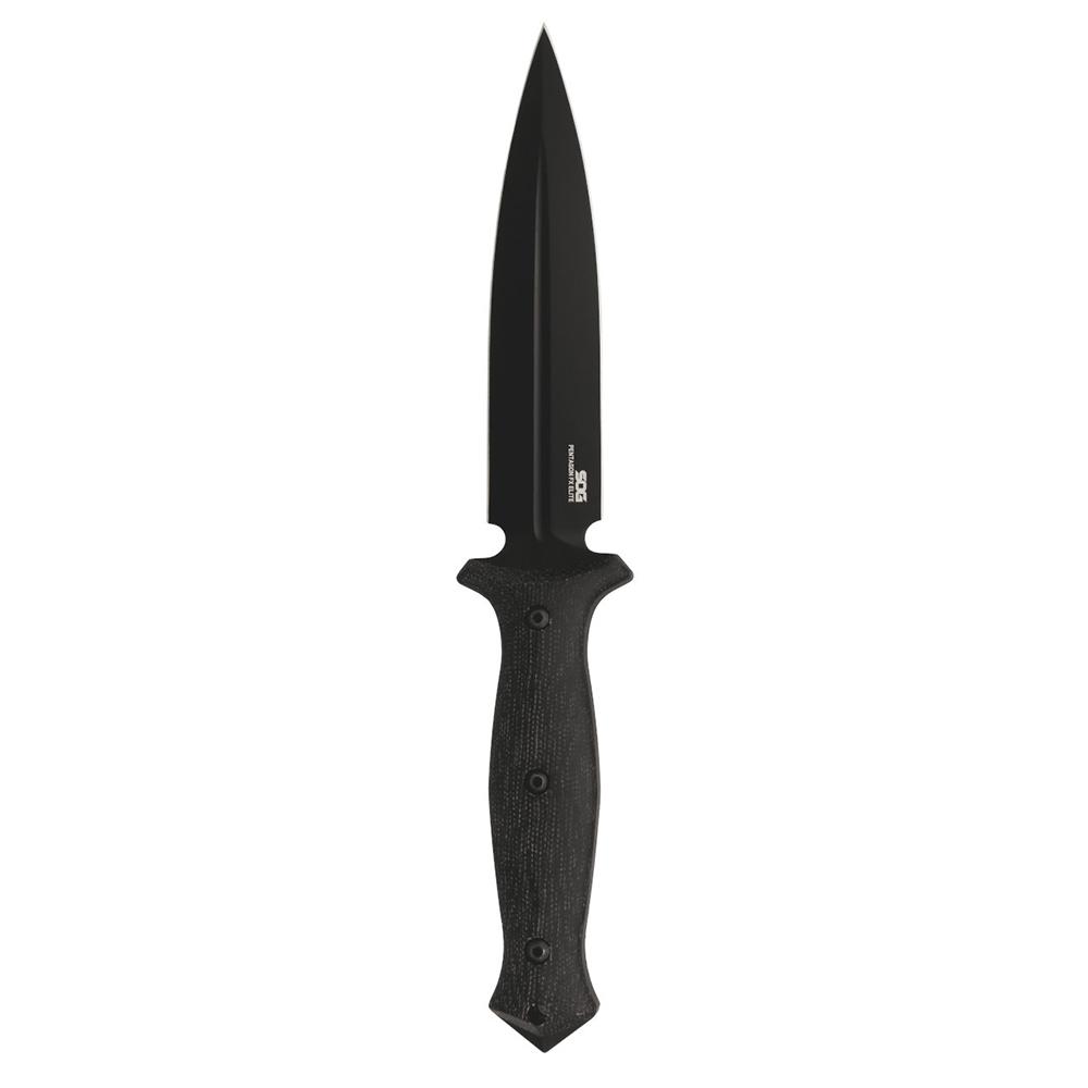 SOG Knives Pentagon Elite Fixed Knife 6" Dagger Blade