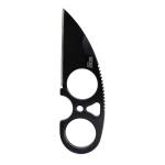 SOG Knives Snarl Blackout Fixed Blade Knife 2.3" Sheepsfoot Blade Black