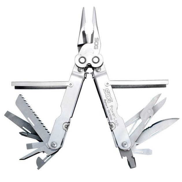SOG Powerlock Scissors Multi-Tool with Nylon Sheath
