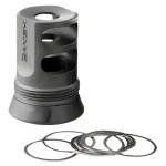 Banish 4578 30-Gold Muzzle Brake 1/2x28 Black