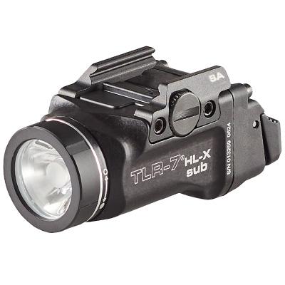 Streamlight TLR-7 HL-X Sub USB Weapon Light 1000 Lumens for Springfield Hellcat Black