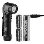 Streamlight Protac 90 X USB/Protac 90 X Black with Two CR123A Lithium Batteries and Holster 1000 Lumens