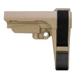 SB Tactical SBA3 Pistol Stabilizing Brace 5-Position Adjustable FDE