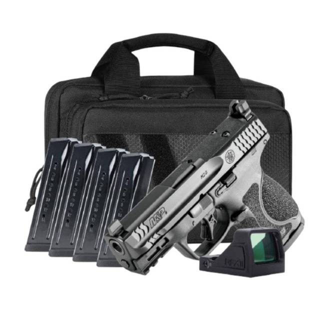 M&P 9 M2.0 Compact OR Optic NTS Carry On Bundle 9mm Luger 15rd Magazines(5) 3.6" Barrel RFX 11 Savior Specialist Bag