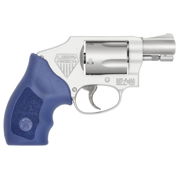 S&W MODEL 642 .38 Spl +P Stainless Steel Satin Engraved America 250 Limited Edition
