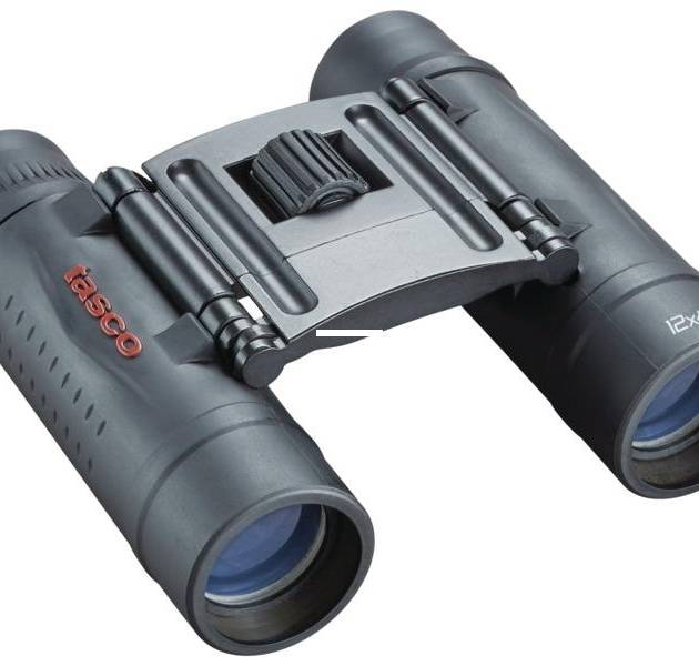 Tasco Essentials Roof Binocular 12x25mm Black MC 6L