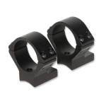 Talley Lightweight Alloy Scope Mounts - Black Anodized - 30mm - Low Ruger American Savage w/Accutrigger Steven 200 Stiller Predator TC Venture