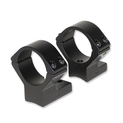 Talley Lightweight Alloy Scope Mounts - Black Anodized - 30mm - Medium Remington 700-721-722-7256-40X Howa 1500
