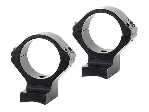 Talley Lightweight Alloy Scope Mounts - Black Anodized - 30mm - Medium Weatherby Accumark - Magnum - Mark V (9 LUG)