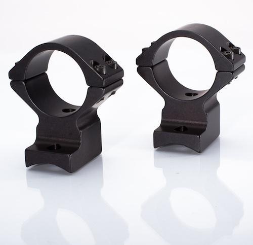 Talley Lightweight Alloy Scope Mount Combo Remington Model 700-721-722-725-40X 1" Low SA 20MOA - Black Anodized