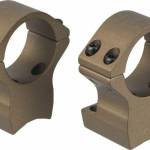 Talley Lightweight Alloy Scope Mount Combo Browning X-Bolt 1" High - Hell's Canyon Bronze