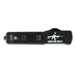 Templar Knives Premium Weighted Come and Take It Slim Knife 3-1/8" Drop Point Blade Black