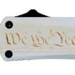 Templar Knife Small We The People Tanto Serrated Black