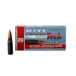 Maxxtech NFR Steel Case Rifle Ammunition 7.62x39mm 123gr FMJ 2330 fps 20/ct