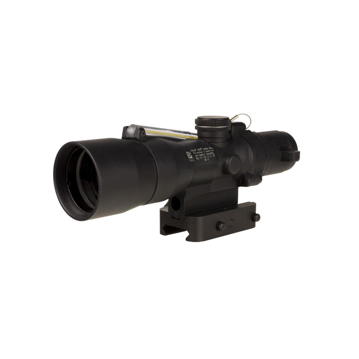 Trijicon Compact ACOG 3x30 Rifle Scope Amber Crosshair 300BLK 115/220gr. Illuminated Black
