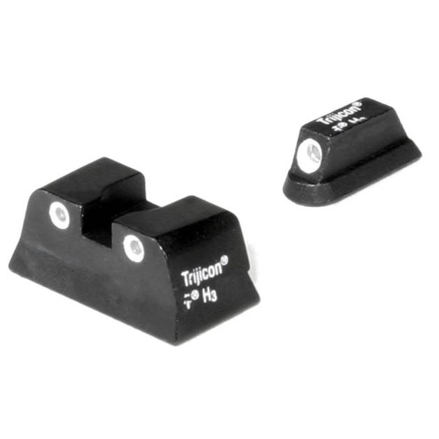 Trijicon Bright & Tough Night Sight Set White with Green Front and Rear