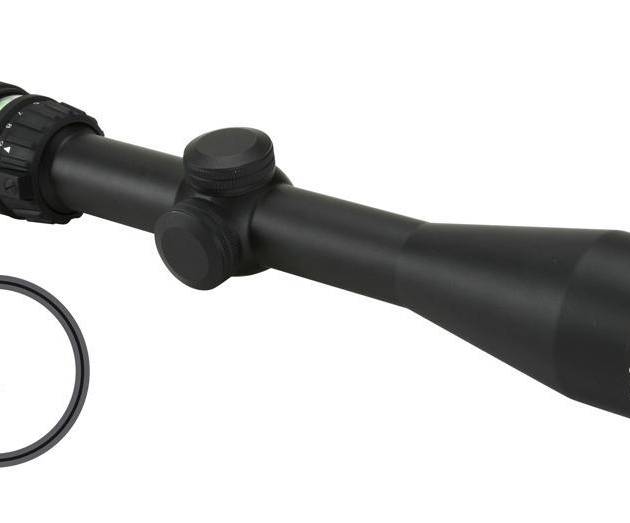 Trijicon Accupoint Rifle Scope - 3-9x40mm Green Triangle Post Reticle w/BAC 33.8-11.3' FOV 3.6-3.2" ER Matte