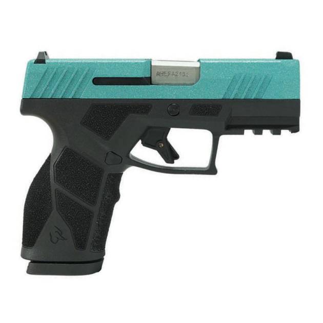 Taurus GX2 "Robin's Egg Blue Glitter" Handgun 9mm Luger 13rd Magazines (2) 3.38" Barrel Black Frame/Custom Slide