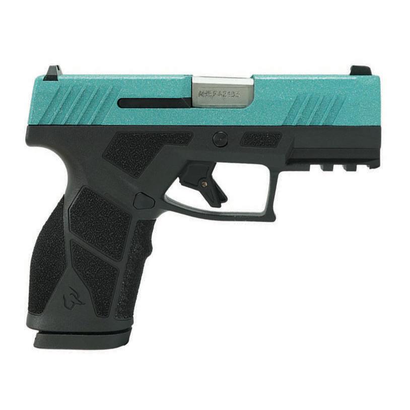 Taurus GX2 "Robin's Egg Blue Glitter" Handgun 9mm Luger 13rd Magazines (2) 3.38" Barrel Black Frame/Custom Slide
