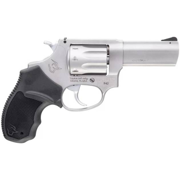 Taurus 942 Ultra Lite Handgun .22LR 8rd Capacity 3" Barrel Stainless Finish
