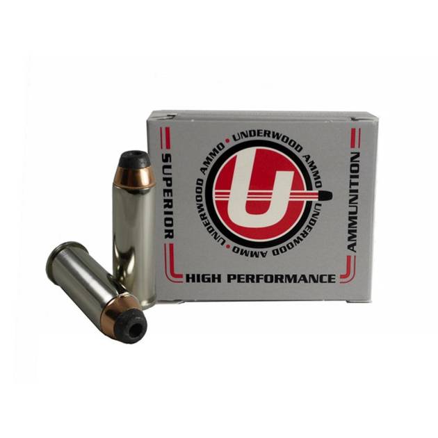 Underwood Ammo Handgun Ammunition 44 Rem Mag 200gr JHP 1650 fps 20/ct