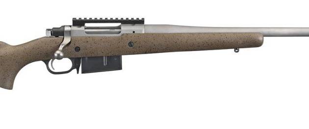 Ruger Hawkeye Long Range Hunter 6.5 PRC 3rd Magazine 22" Barrel Black/Brown Stock