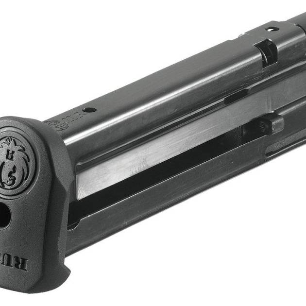 RUGER MAGAZINE SR22 10/RND BLUE 22LR W/FINGER EXT FLOORPLATE