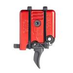 CMC Triggers AR-15/10 Single Stage Component Trigger Curved 3.5 lb Small Pin Red