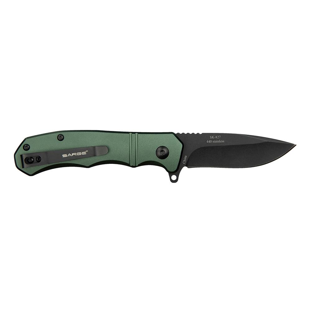Sarge Knives Command Army Green Turbo Lock Folder