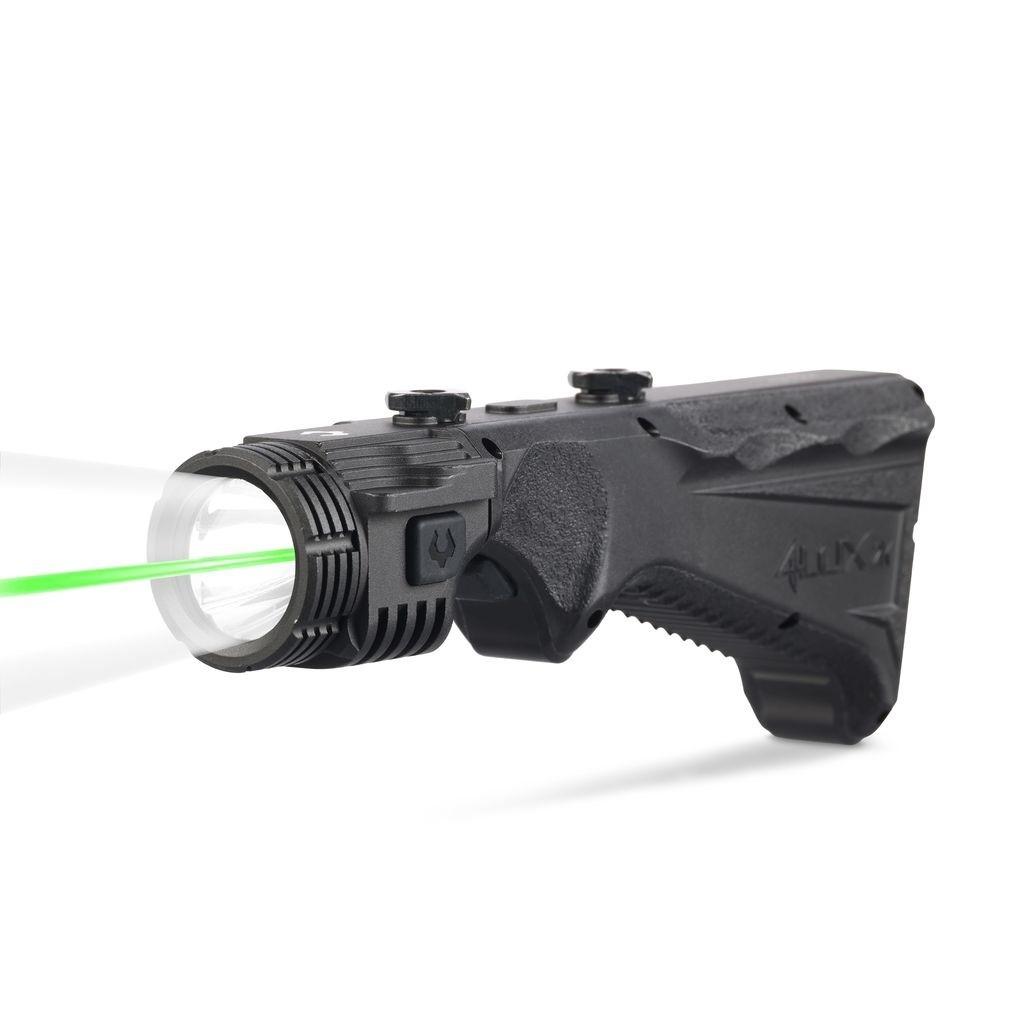 Viridian 4LUX 2K DUO Angled Foregrip w Integrated Tactical Weapon Light Green Laser SAFECharge