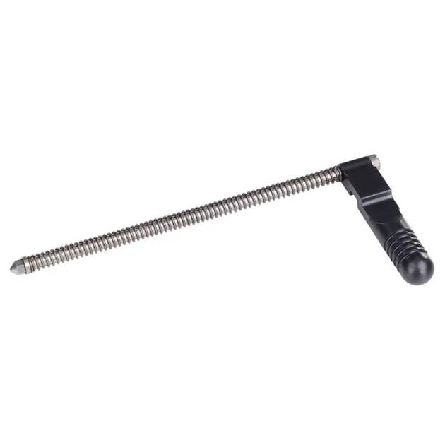 Volquartsen Extended Bolt Handle and Recoil Rod Assembly for 10/22 Black