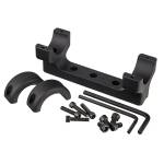 DNZ Game Reaper CVA Rifle Scope Mount For Newer Black Powder & Rifle Barrels 1" High Black