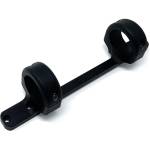DNZ Game Reaper Scope Mount Savage Round Receiver Offset Rings LA 1" Medium Black 1-piece