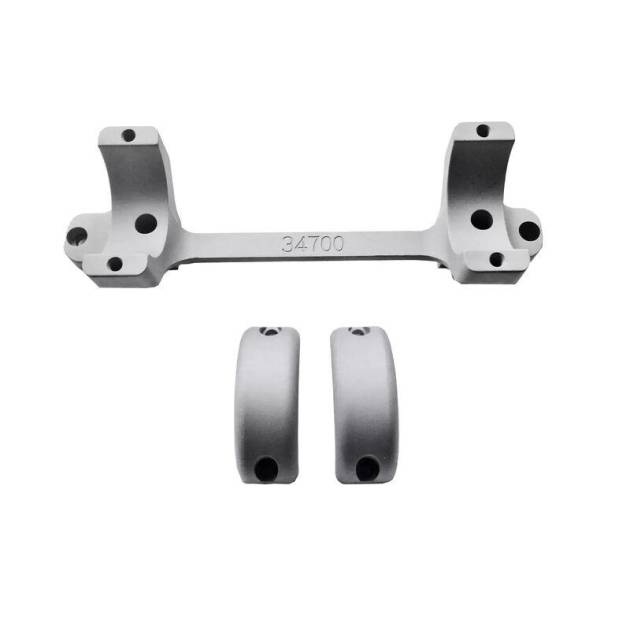 DNZ 1-Piece Gamer Reaper Scope Mount - Remington 700 Long Action High - Silver