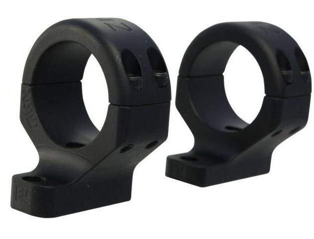 DNZ Hunt Masters 2-Piece Scope Mount (4 Screws) - Howa 1500 Mossberg 100ATR 4x4 Patriot Weatherby Vanguard Rem 700 721 722 725 1" Medium Black